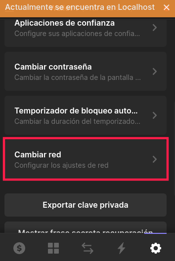 Figura 3. NFTs apostillados en la Wallet personalizada Wallet